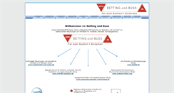 Desktop Screenshot of betting-und-buss.de